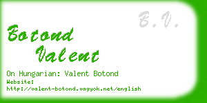 botond valent business card